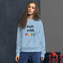 Load image into Gallery viewer, Knit with Pride! Unisex Sweatshirt