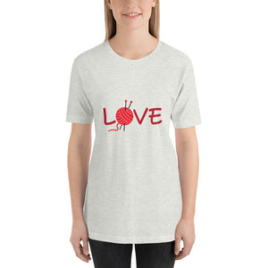 Love Knitting Short-Sleeve Unisex T-Shirt