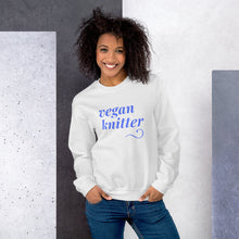 Load image into Gallery viewer, Vegan Knitter Unisex Sweatshirt