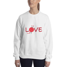 Load image into Gallery viewer, Love Knitting Unisex Sweatshirt