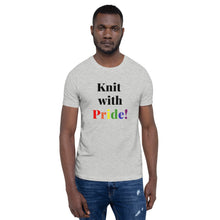 Load image into Gallery viewer, Knit with Pride! Short-Sleeve Unisex T-Shirt