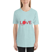 Load image into Gallery viewer, Love Knitting Short-Sleeve Unisex T-Shirt