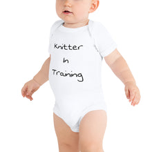 Load image into Gallery viewer, Knitter in Training Short Sleeve Onesie