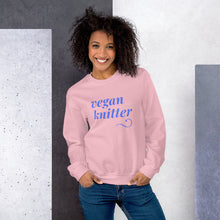 Load image into Gallery viewer, Vegan Knitter Unisex Sweatshirt