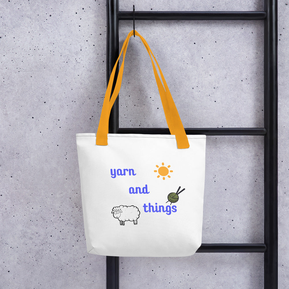 Yarn and Things Tote bag