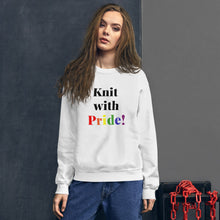 Load image into Gallery viewer, Knit with Pride! Unisex Sweatshirt