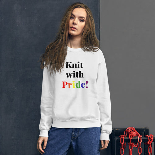 Knit with Pride! Unisex Sweatshirt