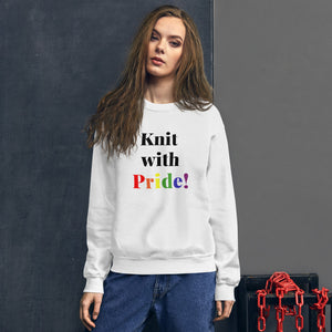 Knit with Pride! Unisex Sweatshirt