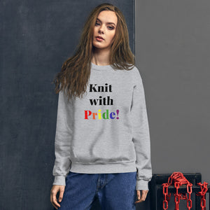 Knit with Pride! Unisex Sweatshirt