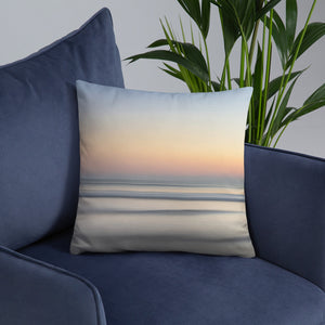 Knitting Soothes the Soul - Beach - Throw Pillow