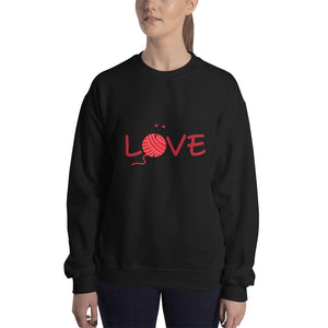 Love Knitting Unisex Sweatshirt