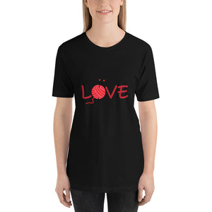 Love Knitting Short-Sleeve Unisex T-Shirt