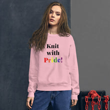 Load image into Gallery viewer, Knit with Pride! Unisex Sweatshirt